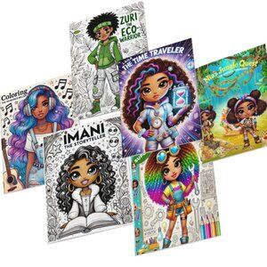 Coloring Book Series: Adventures of Inspiring Young Heroes